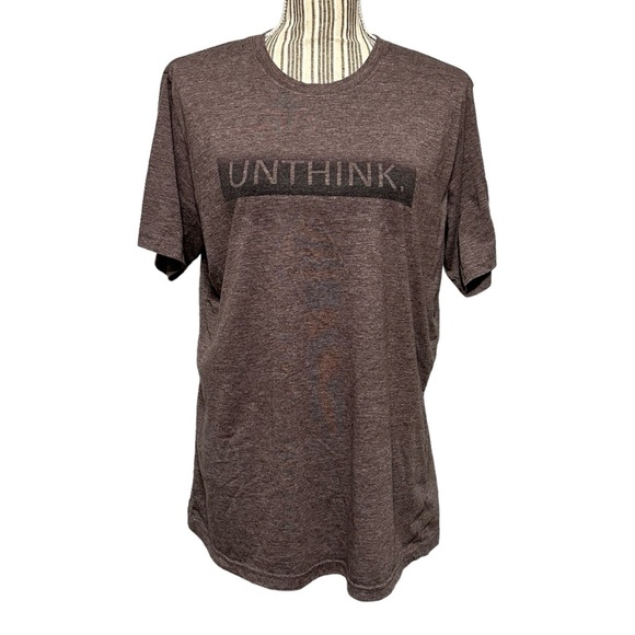 Other - Yoga ‘unthink’ brown short sleeve T-shirt tee large